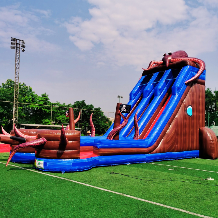 "Excited kids enjoying a colorful bounce house rental in Moreno Valley, CA