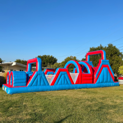 43ft Red & Blue Obstacle Course