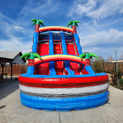 20240119 134024 1706699945 2 20ft Dual Lane Tropical Water Slide