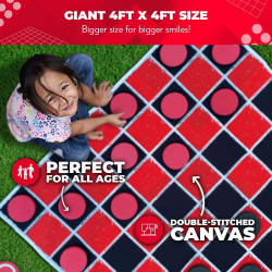 ttt 1720570364 1 Giant Tic-Tac-Toe / Reversible Checkers Games