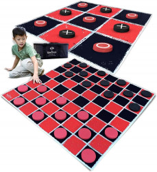 Giant Tic-Tac-Toe / Reversible Checkers Games